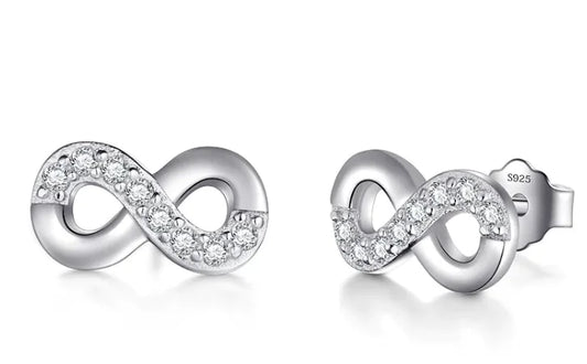 Eternal Love Silver Studs