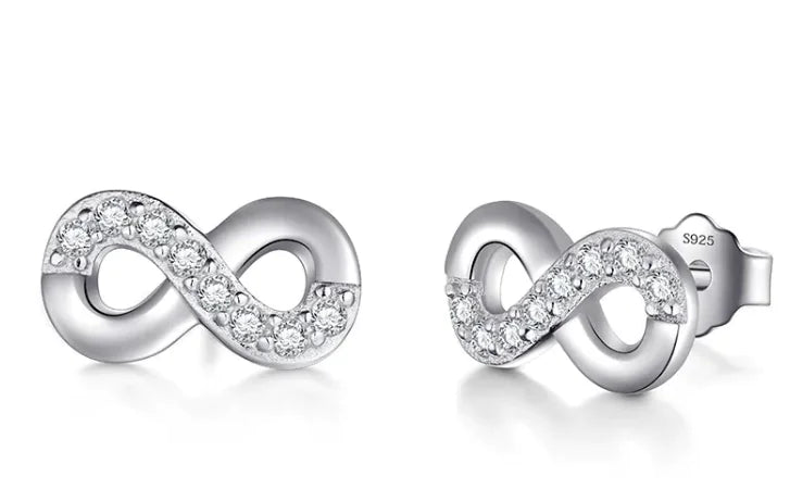 Eternal Love Silver Studs