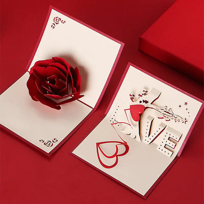 3D Pop-Up Love Postcard
